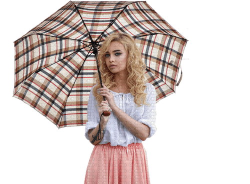 kvinna--paraply---woman - Umbrella - png grátis