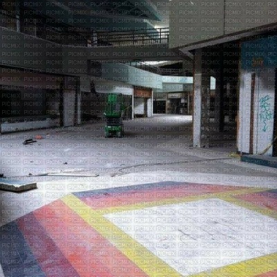Abandoned Mall Background - ingyenes png