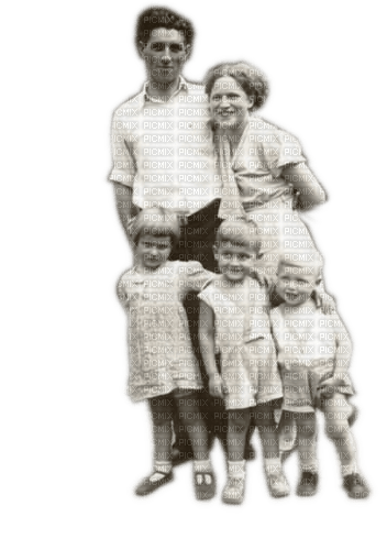Rena Familie 60er Jahre Mutter Vater Kinder - png gratuito