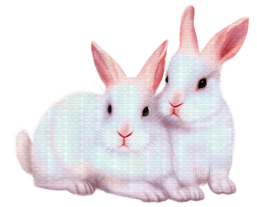 Rabbits.White - gratis png