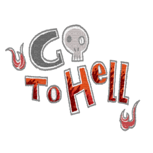 go to hell - Ilmainen animoitu GIF
