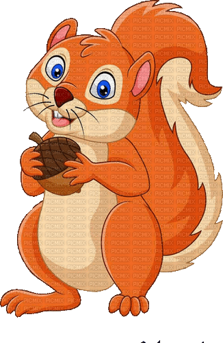 Eichhörnchen - Gratis animeret GIF