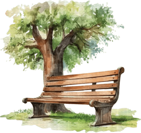 drzewo+ławeczka - δωρεάν png