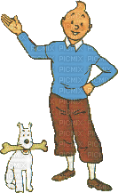 Tintin - Ingyenes animált GIF