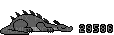 Pixel Sleeping Dragon With Numbers - Бесплатный анимированный гифка