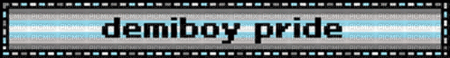 demiboy pride blinkie - Zdarma animovaný GIF