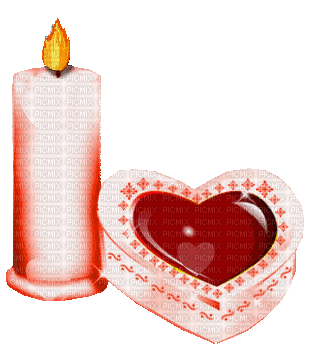 Candle with Cookie - Gratis animerad GIF