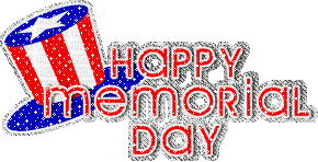 Kaz_Creations Logo Text Happy Memorial Day - GIF animado gratis
