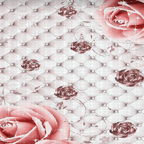 pink animated dolceluna spring roses background - Gratis animerad GIF