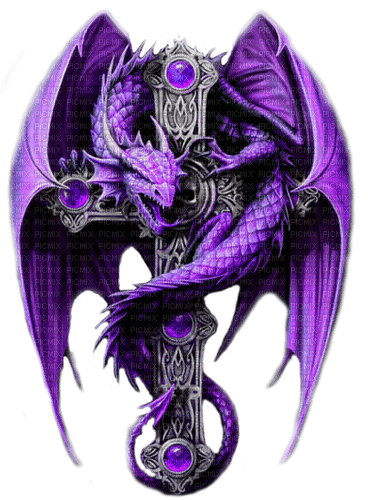 purple dragon by nataliplus - безплатен png
