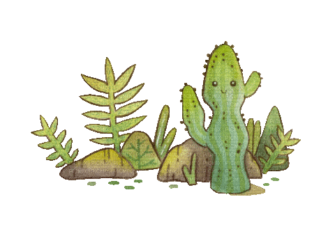 Cactus - GIF เคลื่อนไหวฟรี
