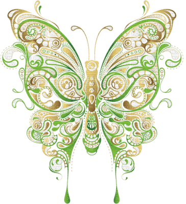 Butterfly- pages -2 - Free PNG