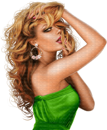 Woman Green - Bogusia - безплатен png