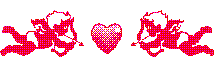 cupid heart divider - GIF animé gratuit