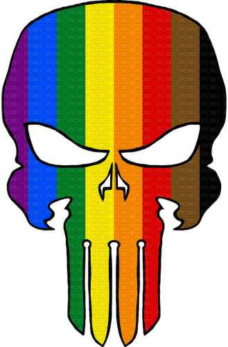 Philly Pride Skull - PNG gratuit