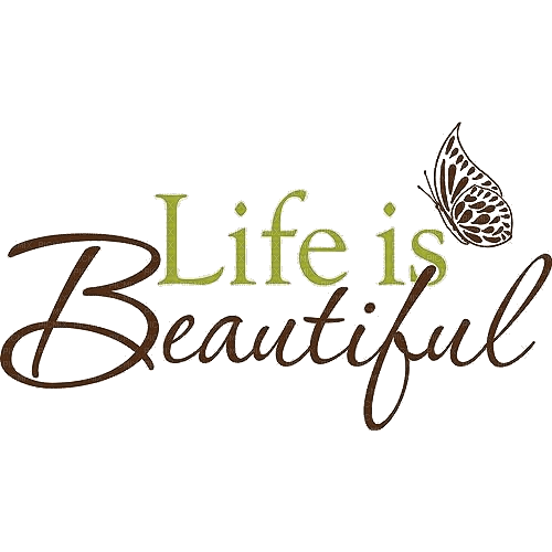 Life Is Beautiful - bezmaksas png