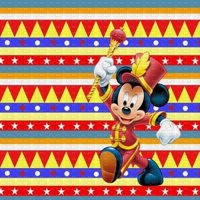 multicolore image encre bon anniversaire color cirque carnaval effet  Mickey Disney edited by me - PNG gratuit
