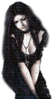 Goth Woman - gratis png