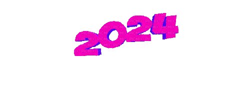 2024 text - GIF animado grátis