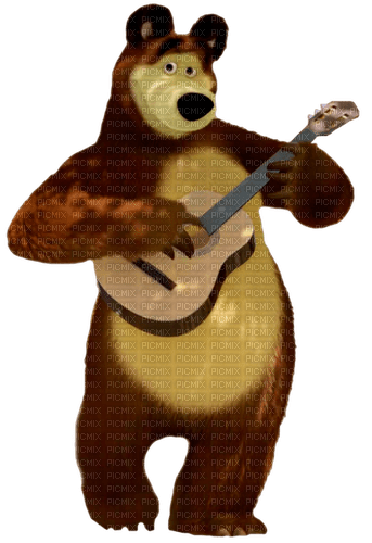 dolceluna bear movie masha cartoon brown - δωρεάν png
