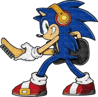 Sonic with Guitar - zdarma png