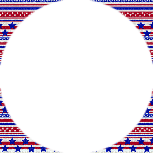 Patriotic.4th OfJuly.Frame - By KittyKatLuv65 - безплатен png