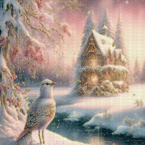 background, hintergrund, winter - 免费动画 GIF