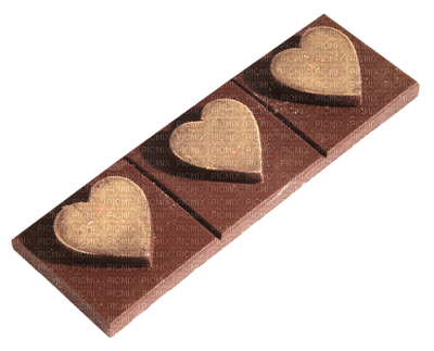 Chocolate Beige Brown Heart - Bogusia - Free PNG