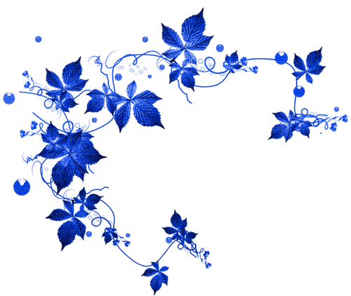 Leaves.Blue - zadarmo png