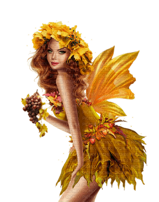 Kaz_Creations Woman Femme Autumn Fairy - ücretsiz png
