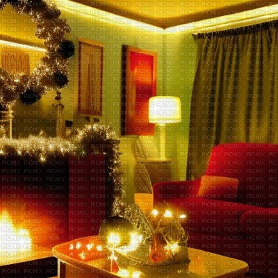 Christmas Living Room - бесплатно png