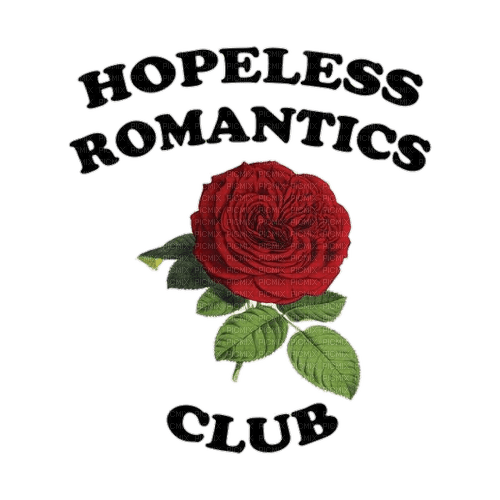 Hopeless Romantics Club - png gratuito