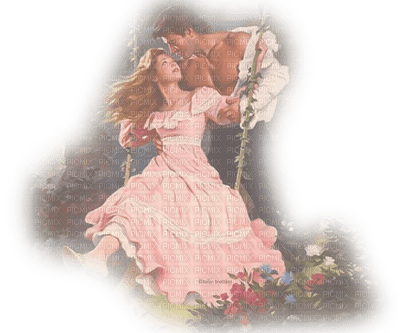 Kaz_Creations Couples Couple Swing Flowers - Free PNG
