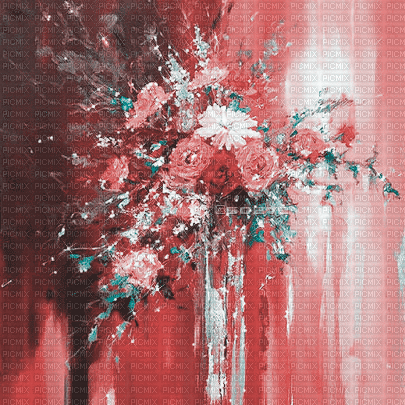 soave background animated abstract pink teal - Besplatni animirani GIF