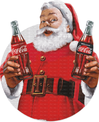 coca cola Santa bp - darmowe png
