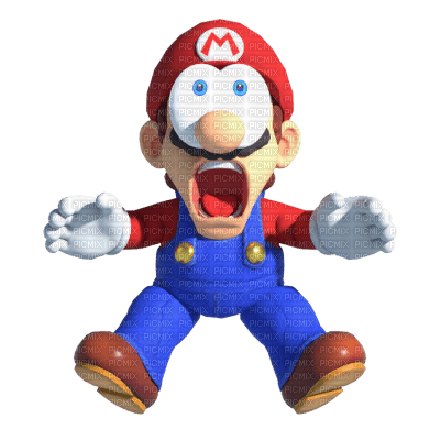 Shocked Mario - 無料png