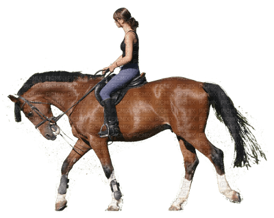 Kaz_Creations Woman Femme On Horse 🐴 - ücretsiz png