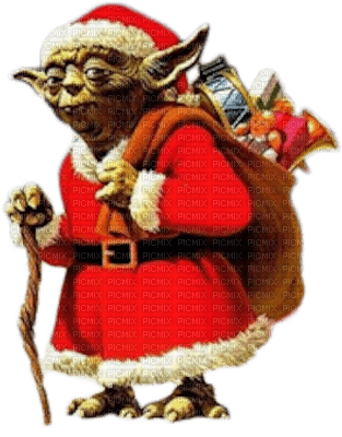 yoda christmas star wars noel - png gratuito