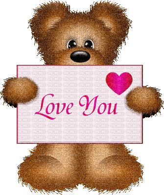Love you.Peluche.Teddy.gif.Victoriabea - Бесплатни анимирани ГИФ