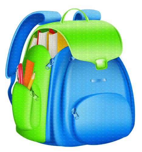 School. School bag. Leila - gratis png