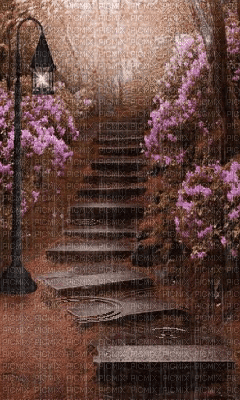 maj paysage pluie - Free animated GIF
