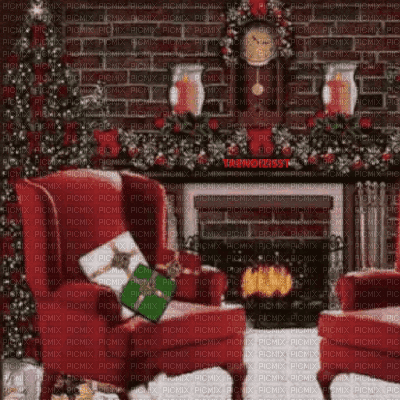 Christmas Background - Animovaný GIF zadarmo