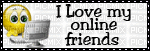 internet friends blinkie - Δωρεάν κινούμενο GIF