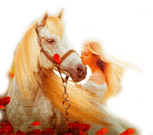 Y.A.M._Vintage, lady, horse - Free PNG