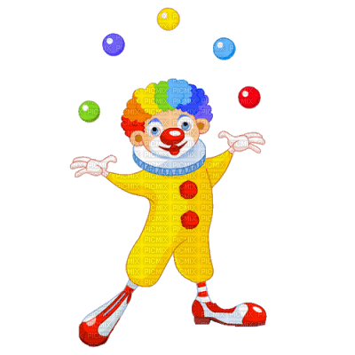 Kaz_Creations Cartoon Baby Clown Circus - nemokama png