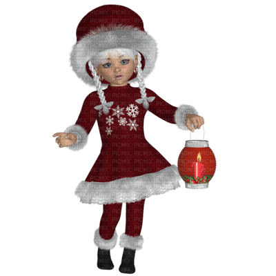 Kaz_Creations Christmas Deco Dolls - darmowe png