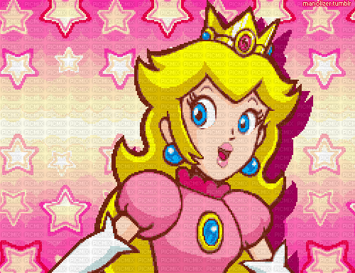 princess peach - Darmowy animowany GIF