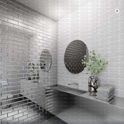 Silver Bathroom Background - Free PNG