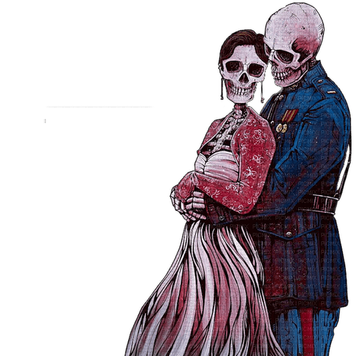 couple gothic - безплатен png