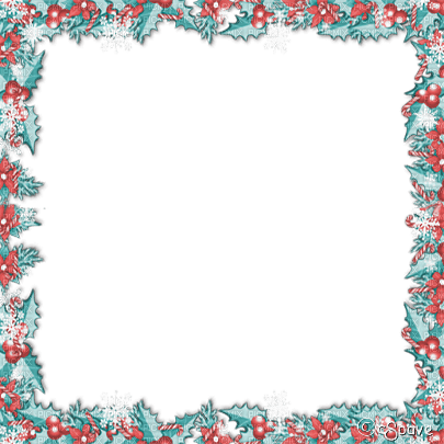 soave frame christmas winter  branch holly border - zadarmo png
